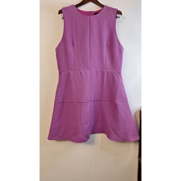 NWT DO+BE PURPLE STRETCH FAIRY KNIT SCUBA CURVY FIT&FLARE SKATER DRESS SIZE 2X - Picture 1 of 6